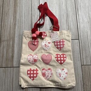Love & Cupcakes Heart Re-Usable Tote Bag